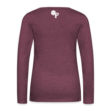 Load image into Gallery viewer, Women's Premium Long Sleeve T-Shirt - heather burgundy