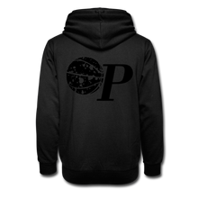 Load image into Gallery viewer, Shawl Collar Hoodie - black