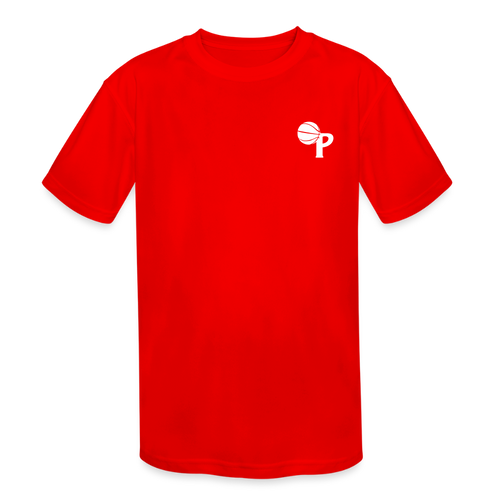 Kids' Moisture Wicking Performance T-Shirt - red