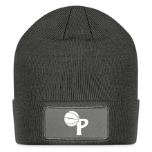 Load image into Gallery viewer, Patch Beanie - charcoal grey
